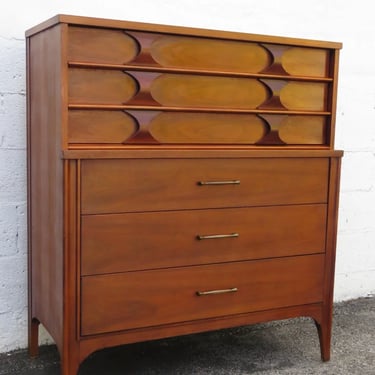 Kent Coffey Perspecta Mid Century Modern Tall Chest of Drawers 5218