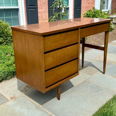 Mid Century Modern Basset Desk with Formica Top - Free Shipping 