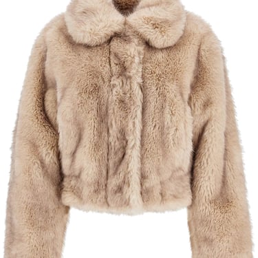 Stand Studio Lena Faux Fur Bomber Jacket Women