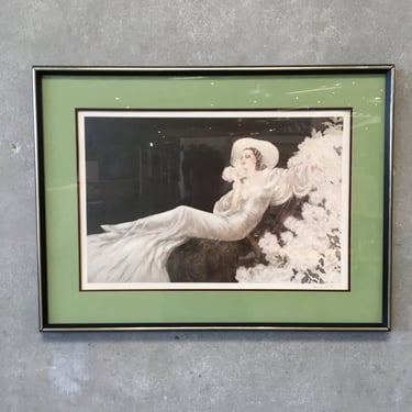 Louis Jcart Lithograph &quot;Lovers Blossom&quot;