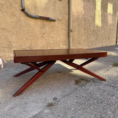 Mid century coffe table Danish modern dining table Castro convertible everything table 