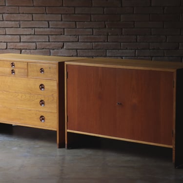 Pair of Danish Chests Designed By Hans J. Wegner for Ry Mobler, Denmark - 1950s