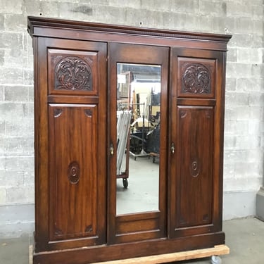 Opulent Art Noveau Armoire (Seattle)