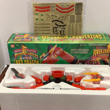 1994 Power Rangers Red Dragon Thunderzord in Box 