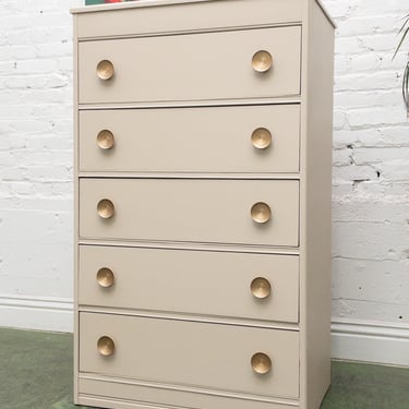 Almond Art Deco Dresser