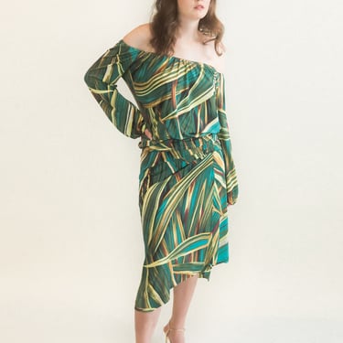 Kenzo Jersey Jungle Print Skirt Set 