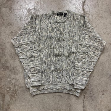 Vintage Coogi Style Biggie Cotton Blend Crewneck Sweater Men’s Large 