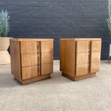 Mid-Century Modern Night Stands by American of Martinsville, c.1960’s 