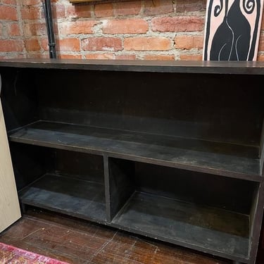 Low bookcase with divider. 42” x 10.25” x 28.25” 