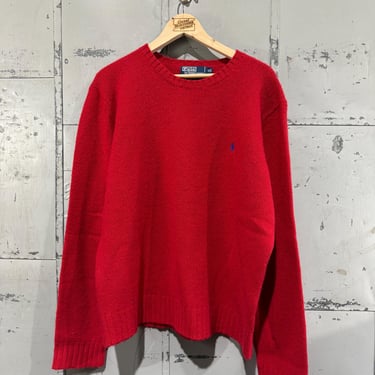 Vintage Polo Ralph Lauren Sweater Pull Over soft cozy wool Angora Rabbit Hair  sweater Preppy style 