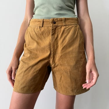 40s Tan Canvas Shorts 30w