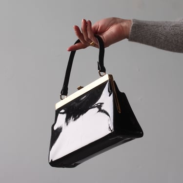 60s Glossy Structured Purse