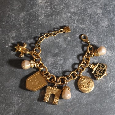 1990s KARL LAGERFELD Paris charm bracelet  | new spring summer 