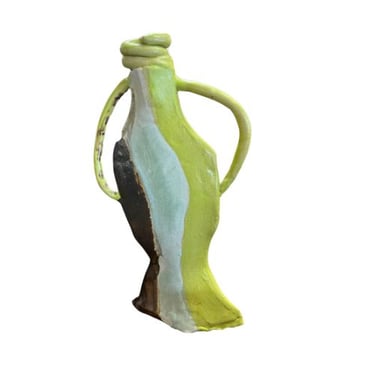 Mary Mackey Lime Green Vase