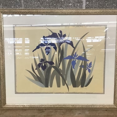 Delightful Framed Iris Print (Seattle)