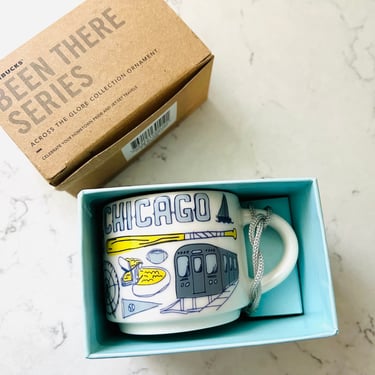 Like New Discontinued Starbucks Been There Mug-Chicago City Ornament Souvenir by LeChalet