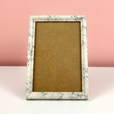Faux White Marble Photo Frame by Intercraft 