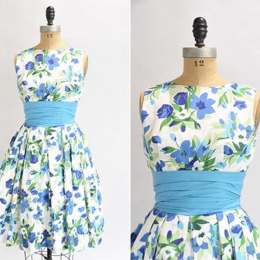 1950s Flowers Of Fields dress 