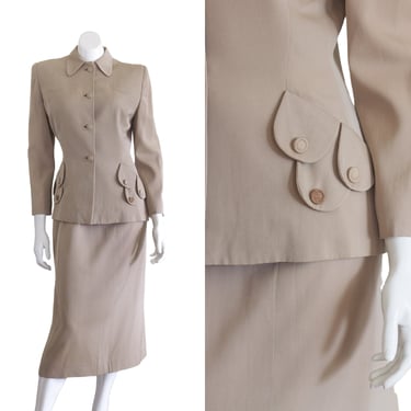 RESERVED 1940s Gene Shelly skirt suit 