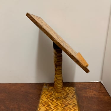 1950s Handcrafted Book Stand 