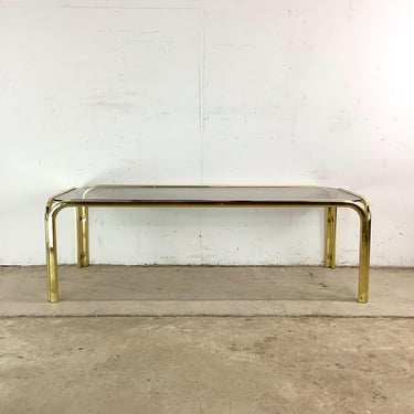 Vintage Smoked Glass Coffee Table 