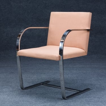 Eight Ludwig Mies van der Rohe (German, 1886-1968) for Knoll International Brno Chairs, United States, 1982