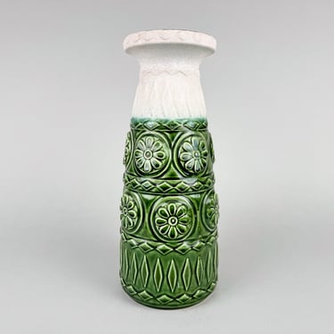 1960s German Ceramic Tall Vase by Bay Keramik 