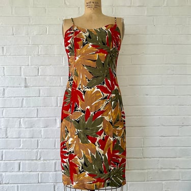 1990's Size 4/6 Natural Vibes Slinky Dress 