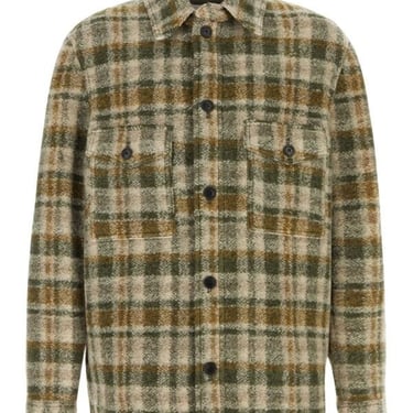 Isabel Marant Men Embroiderd Wool Blend Kervon Jacket