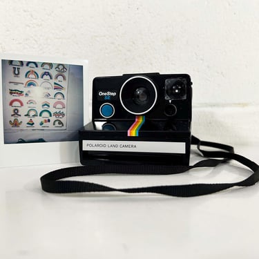 Vintage Polaroid Land Camera OneStep SE SX-70 Instant Film Photography One Step Rainbow Tested Working 1970s Photographer Birthday Gift 