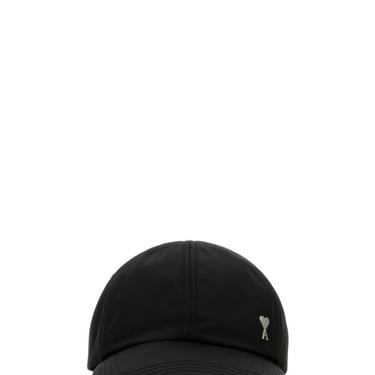 Ami Men Black Nylon Blend Baseball Cap