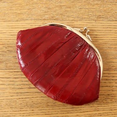 Ruby Eelskin Pouch