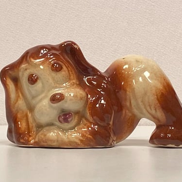 MCM Kitsch Puppy Planter/Toothpick Holder 