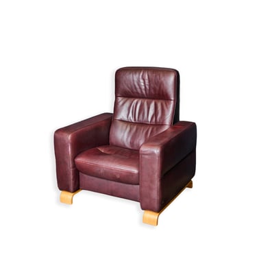 Danish Modern Leather Recliner