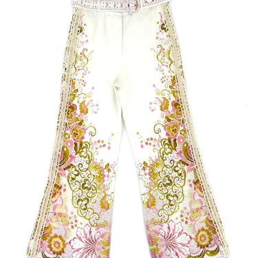 Zimmermann Laurel Linen Floral Pants