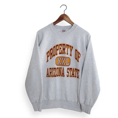 Arizona sweatshirt / ASU sweatshirt / 1990s Arizona State Property XXL grey raglan sweatshirt Large 