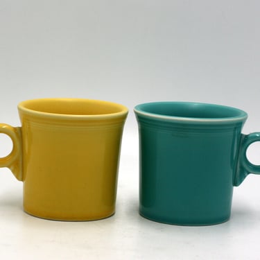 vintage HLC Fiesta Coffee Mugs Set of Two 