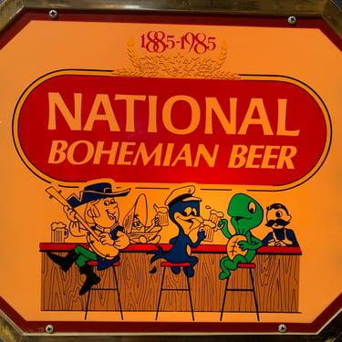 1985 Natty Boh Bar Sign 