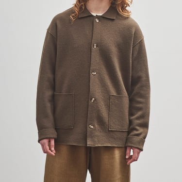 7115 by Szeki Boiled Wool Chore Shirt Jacket, Olive