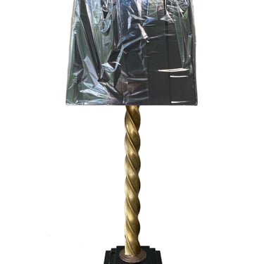 English Brass Tall Lamp