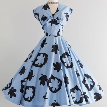 Fabulous 1950's Horrockses Sun Dress With Full Circle Skirt &amp; Jacket / Small