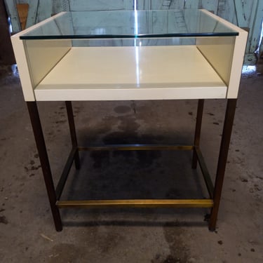 Mid Century Display Table, 29 x 24 x 35