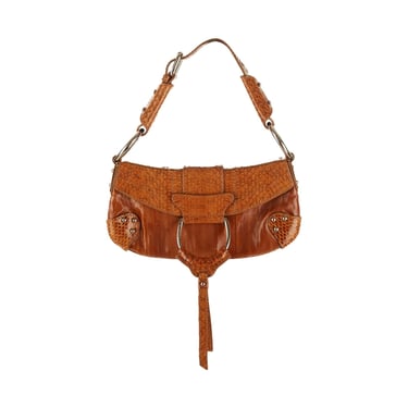 Dolce &amp; Gabbana Brown Exotic Shoulder Bag