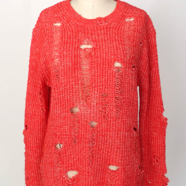 Tricot Comme Des Garçons Distressed Sweater