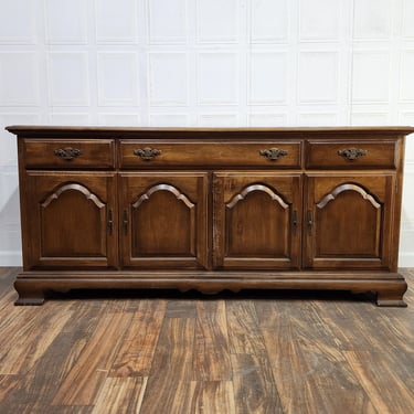 Item #311 Customizable Solif Wood Vintage ntage sideboard / credenza (Custom Finish) 