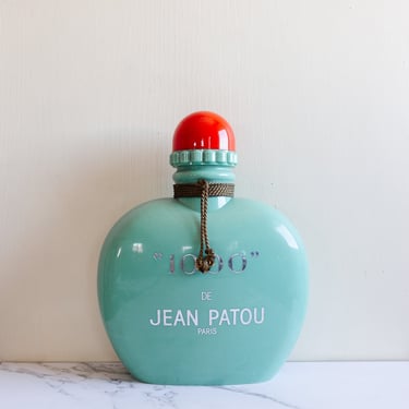rare extra large 1970s French Jean Patou “1000” parfumerie display bottle