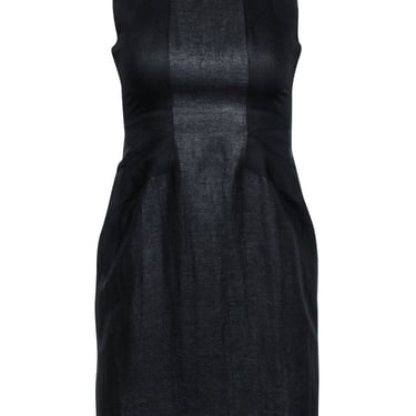 Elie Tahari - Black Sleeveless Dress w/ Defined Waist Sz 2
