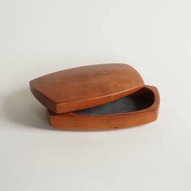 Studio-Craft Walnut Wood Stash Box 