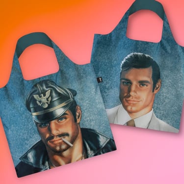 Reusable Artist Tote Bag - Tom of Finland Day & Night