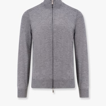 Brunello Cucinelli Men Brunello Cucinelli Grey Knitwear